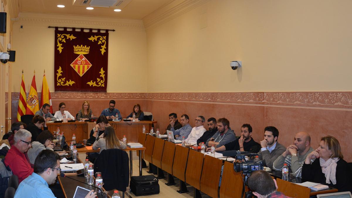 Imagen de un Pleno del Ayuntamiento de Rubí