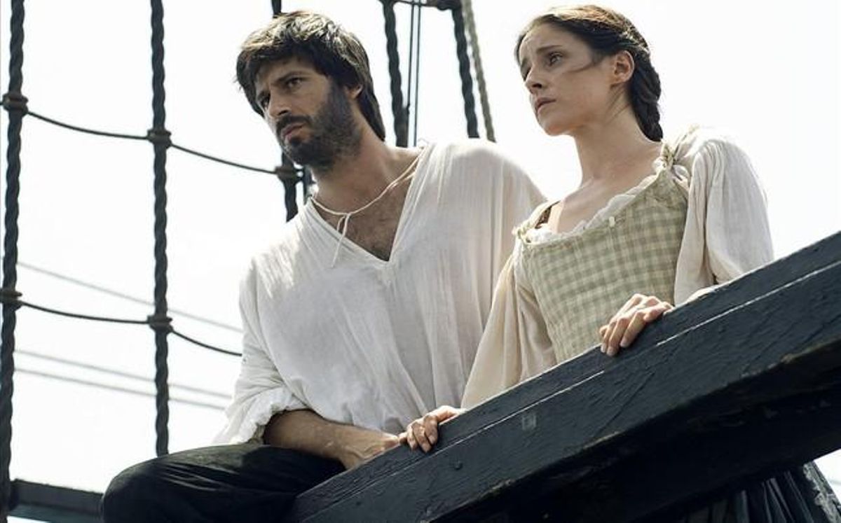 Els actors Hugo Silva i Ingrid Rubio, en una imatge d’’El corazón del océano’. Els actors Hugo Silva i Ingrid Rubio, en una imatge d’’El corazón del océano’.