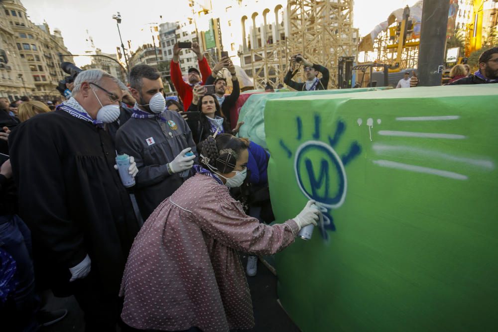 Proceso creativo de la falla municipal