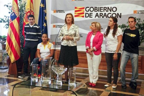 Fotogalería: Recibimiento a los paralímpicos aragoneses