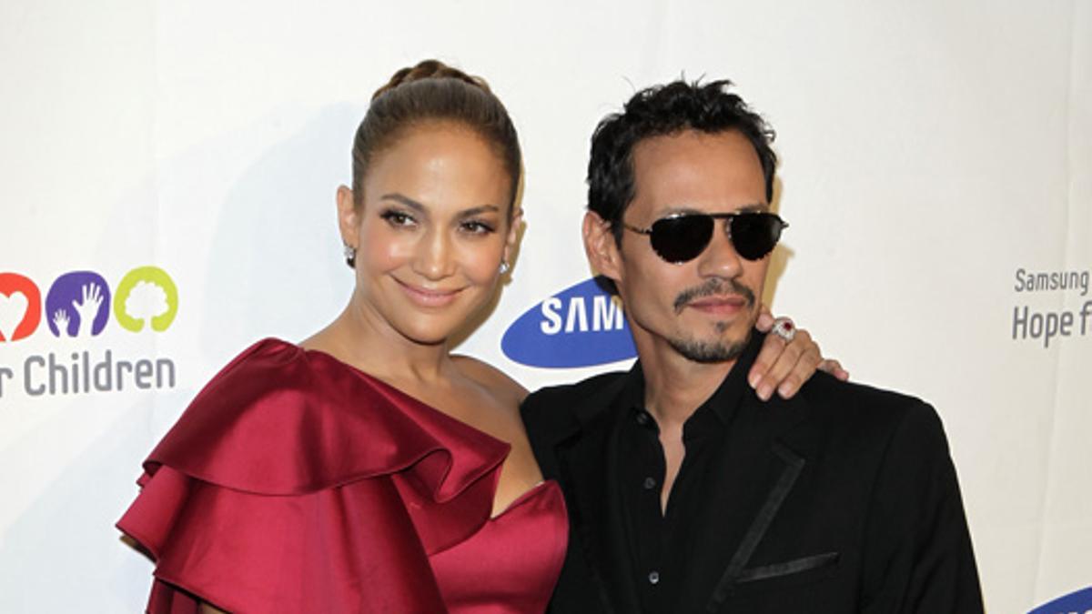 Jennifer López y Marc Anthony en 2011