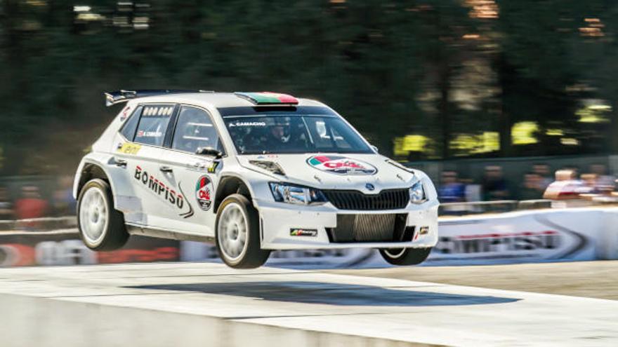 Momento del salto de Alexandre Camacho. EVENTOS DEL MOTOR