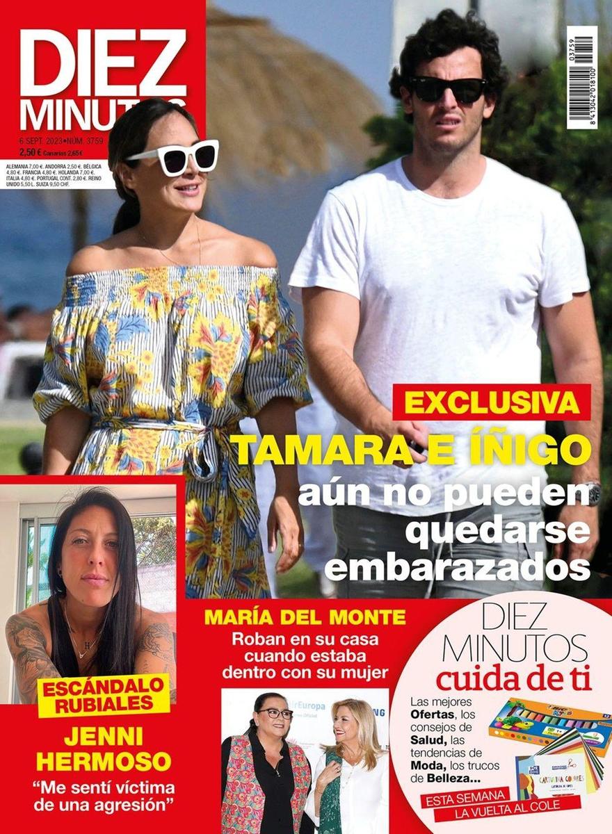 Portada de la revista diez minutos del 30 de agosto de 2023