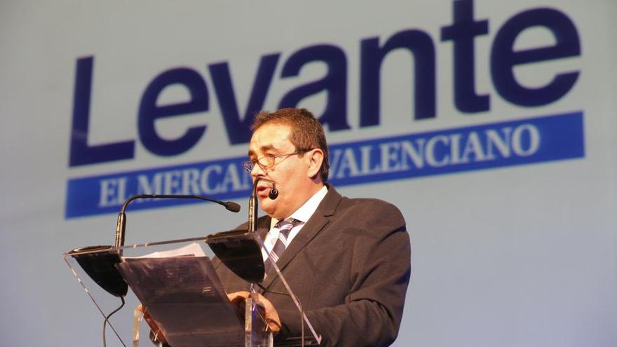 Julio Monreal, durante su discurso.