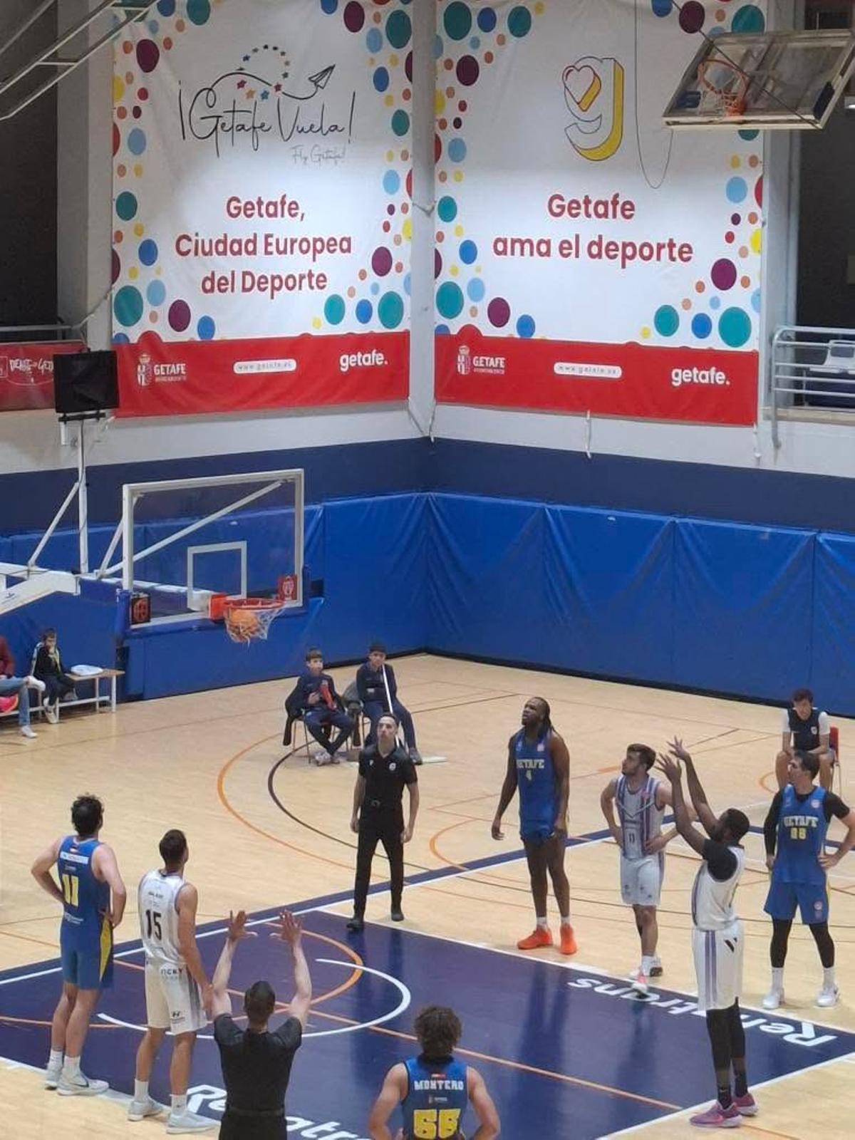Una imagen del partido Getafe vs Proinbeni del pasado sábado