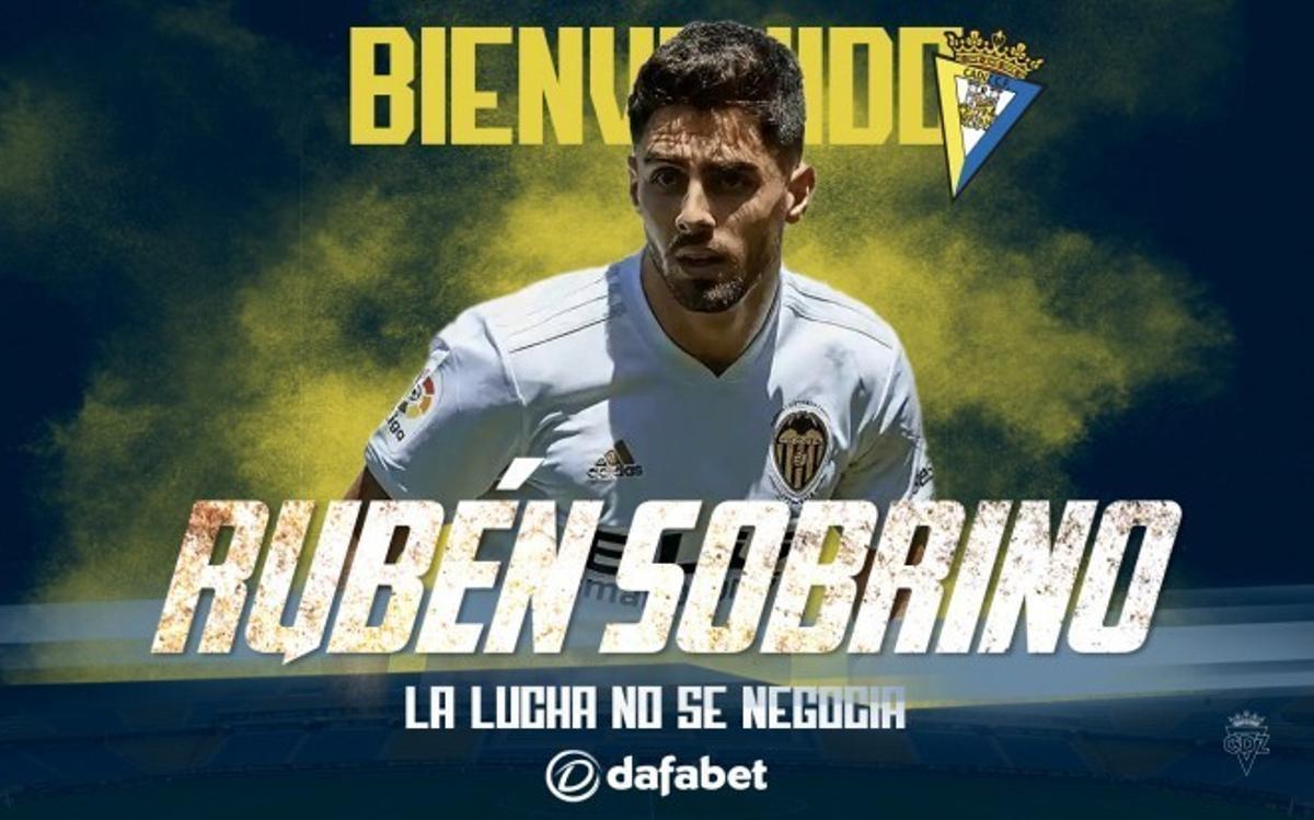 Oficial | Sobrino, prestado al Cádiz