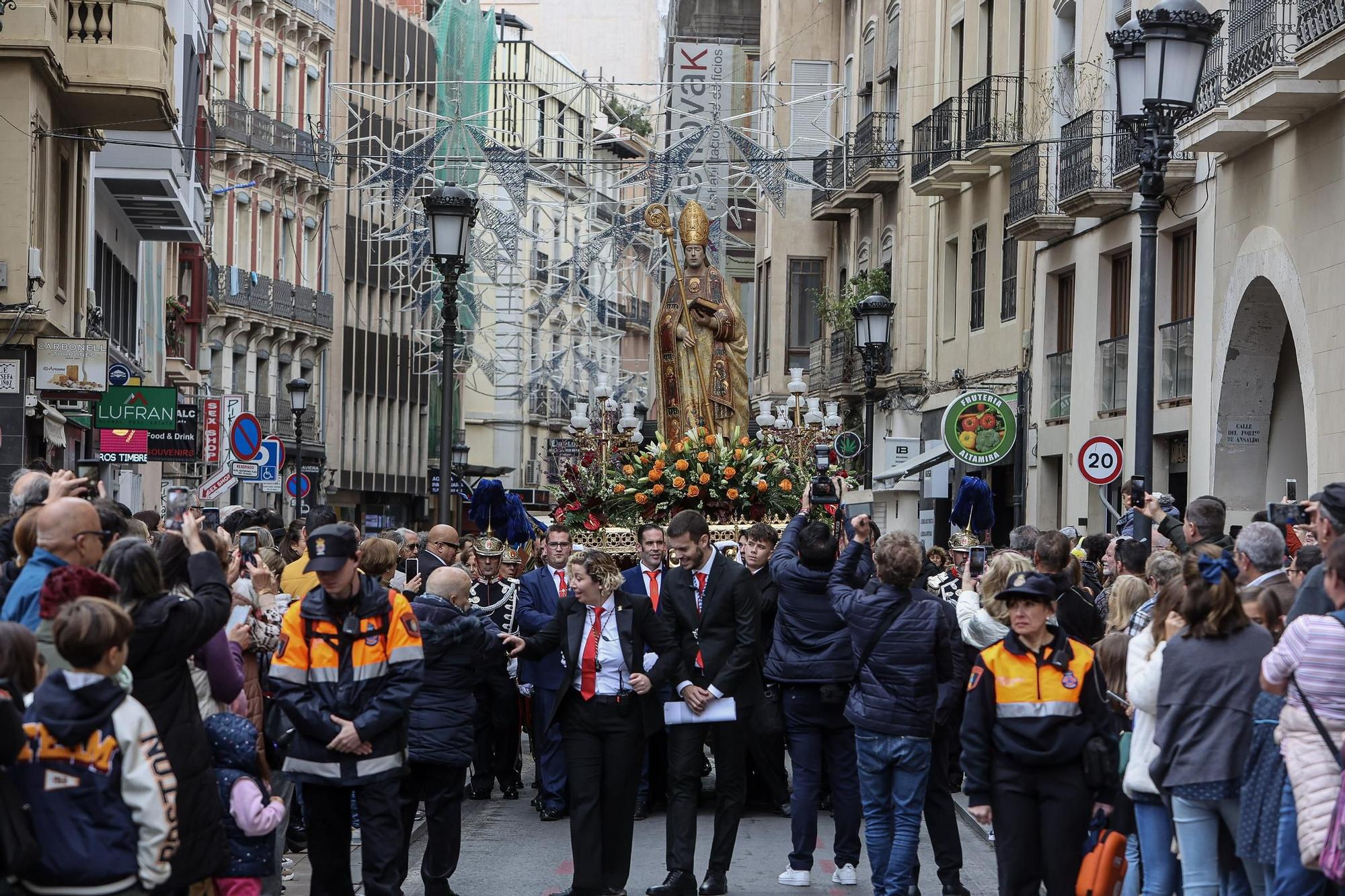 Procesión en honor San Nicolás patrón de Alicante