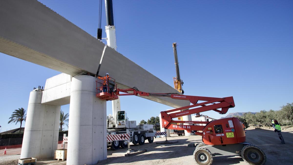 Obras de la Alta Velocidad entre Murcia y Lorca