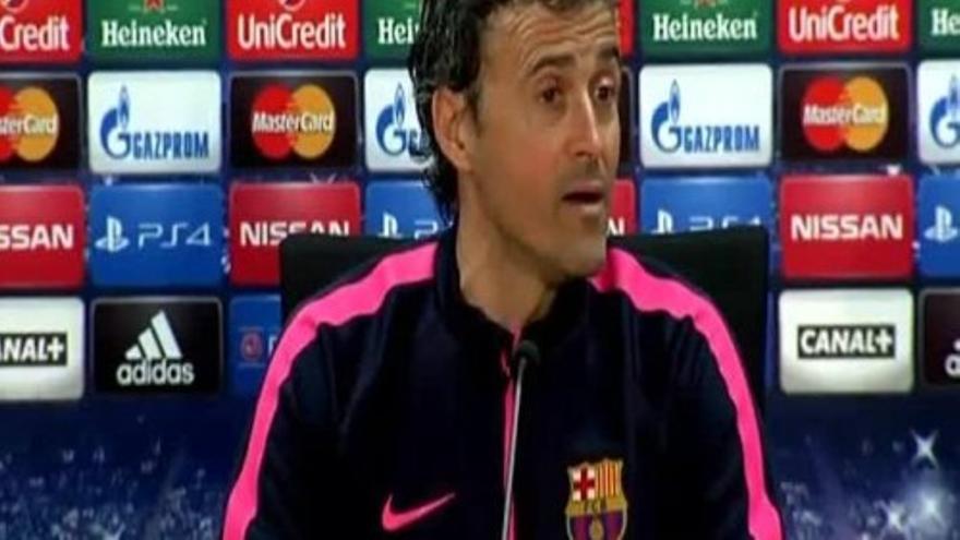 Luis Enrique: “Especular es muy peligroso”