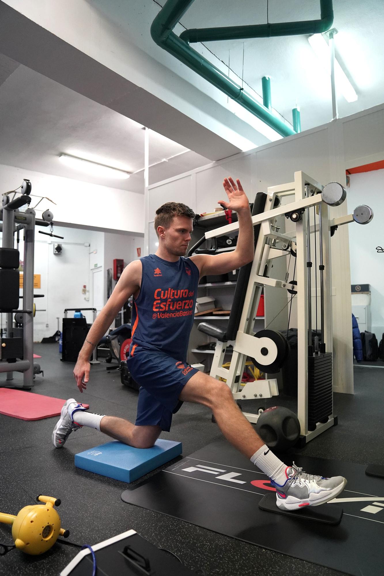 Vuelta al trabajo del Valencia Basket con entrenamientos individuales