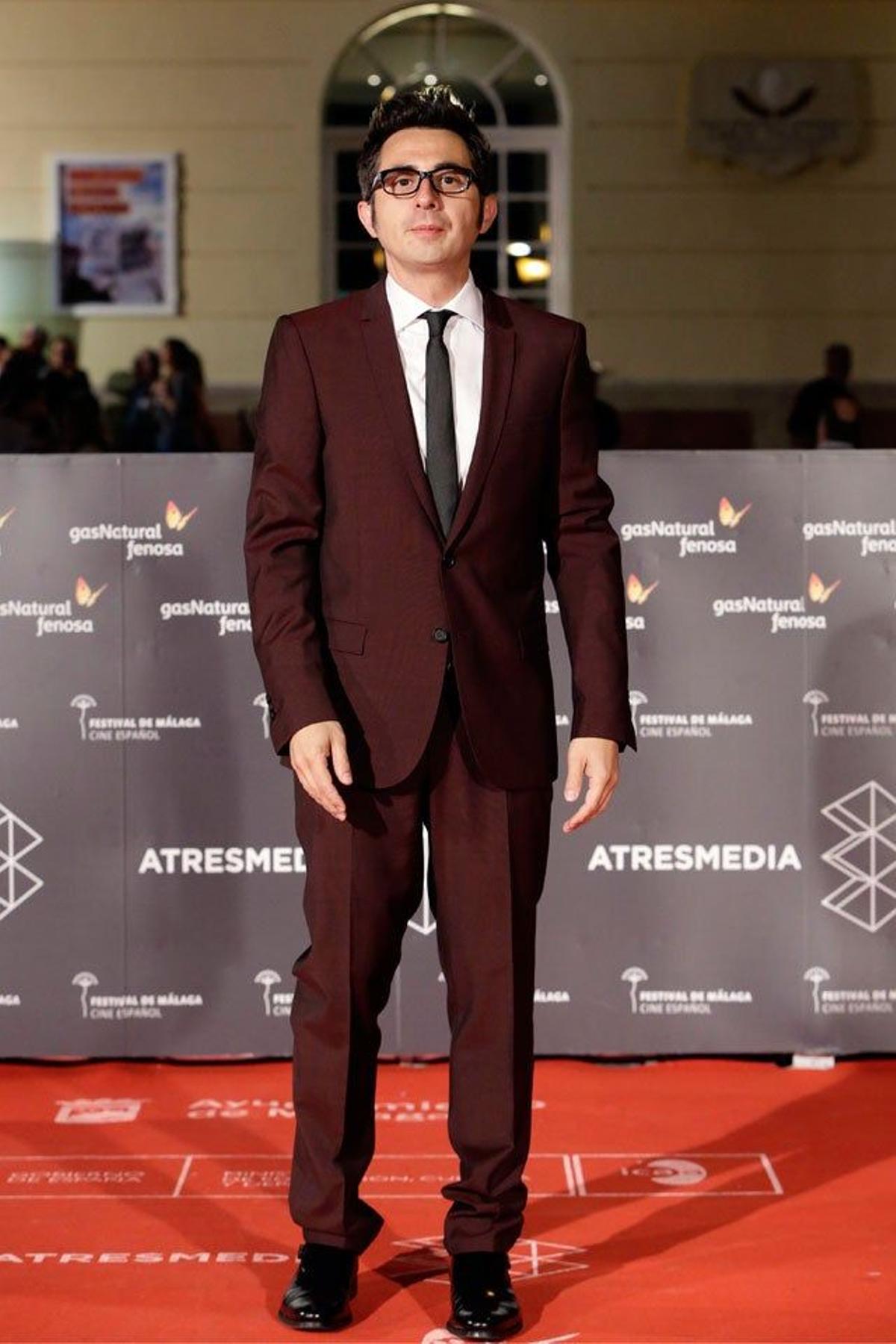 Berto Romero en la première de El Bar en el Festival de Cine de Málaga.