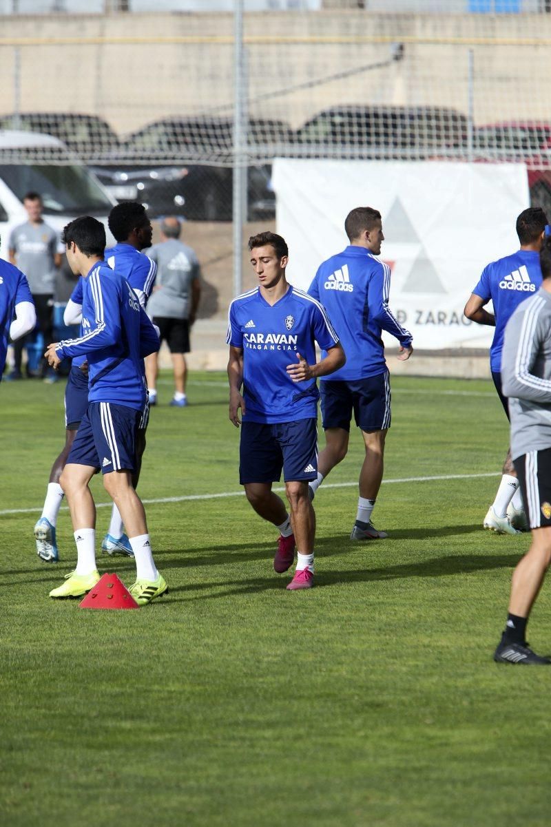 EL Zaragoza prepara el partido contra el Mirandés