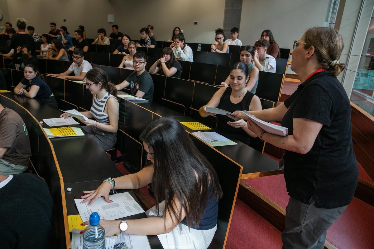 Exámenes de selectividad en la Universitat Pompeu Fabra