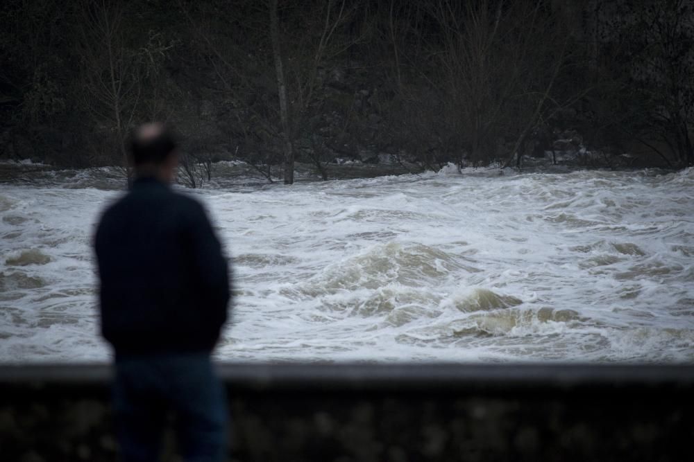 Los efectos de la borrasca Elsa en Galicia