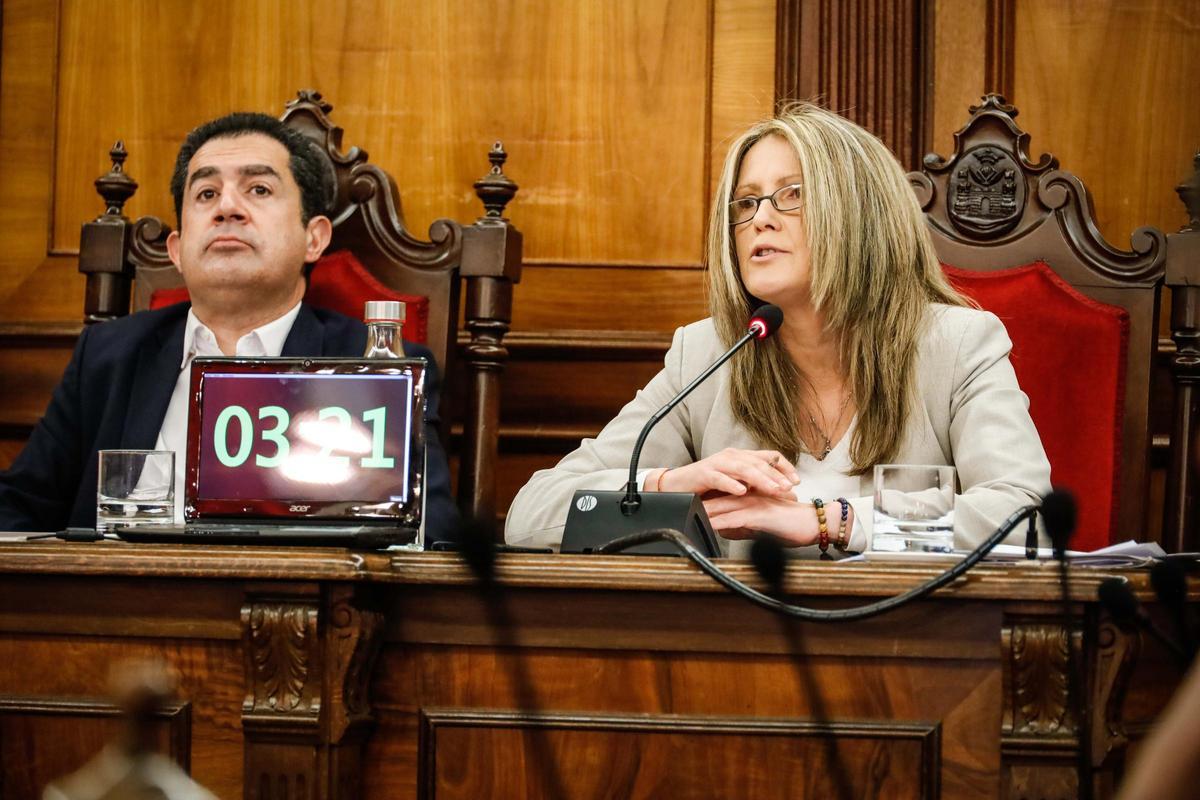 Imágenes del pleno de presupuestos de Alcoy Imágenes del pleno de presupuestos de Alcoy