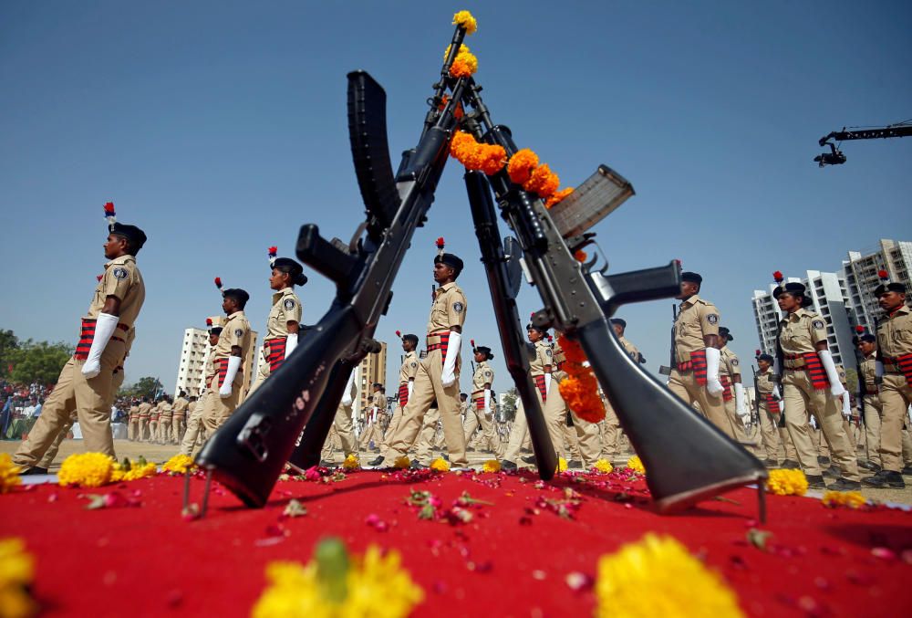 New recruits of Gujarat police take part in ...