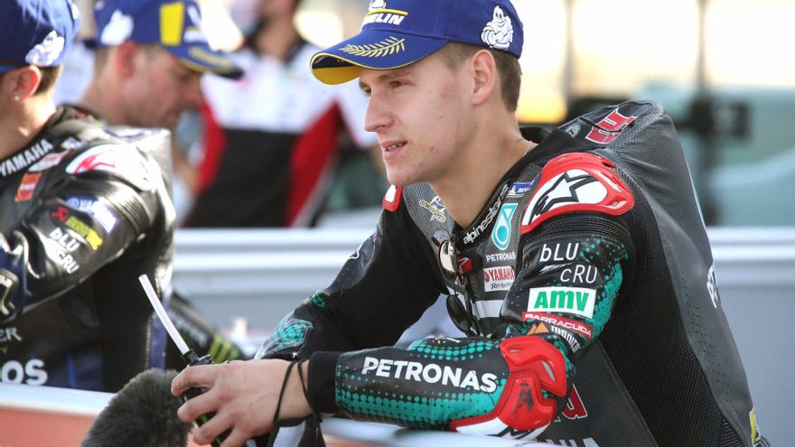 Quartararo llega líder a Montmeló, donde ya ganó en 2020