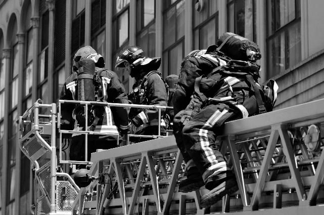 Incendio en el Colegio de Arquitectos