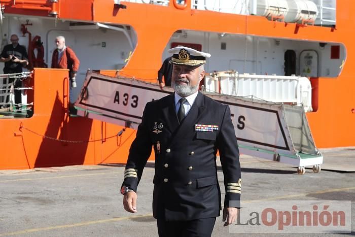 El Hespérides se despide de Cartagena