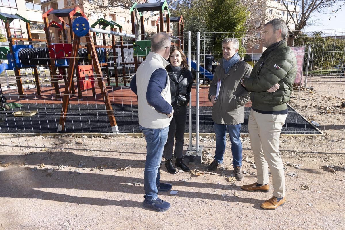 Obras de mejora en el parque de El Cejo