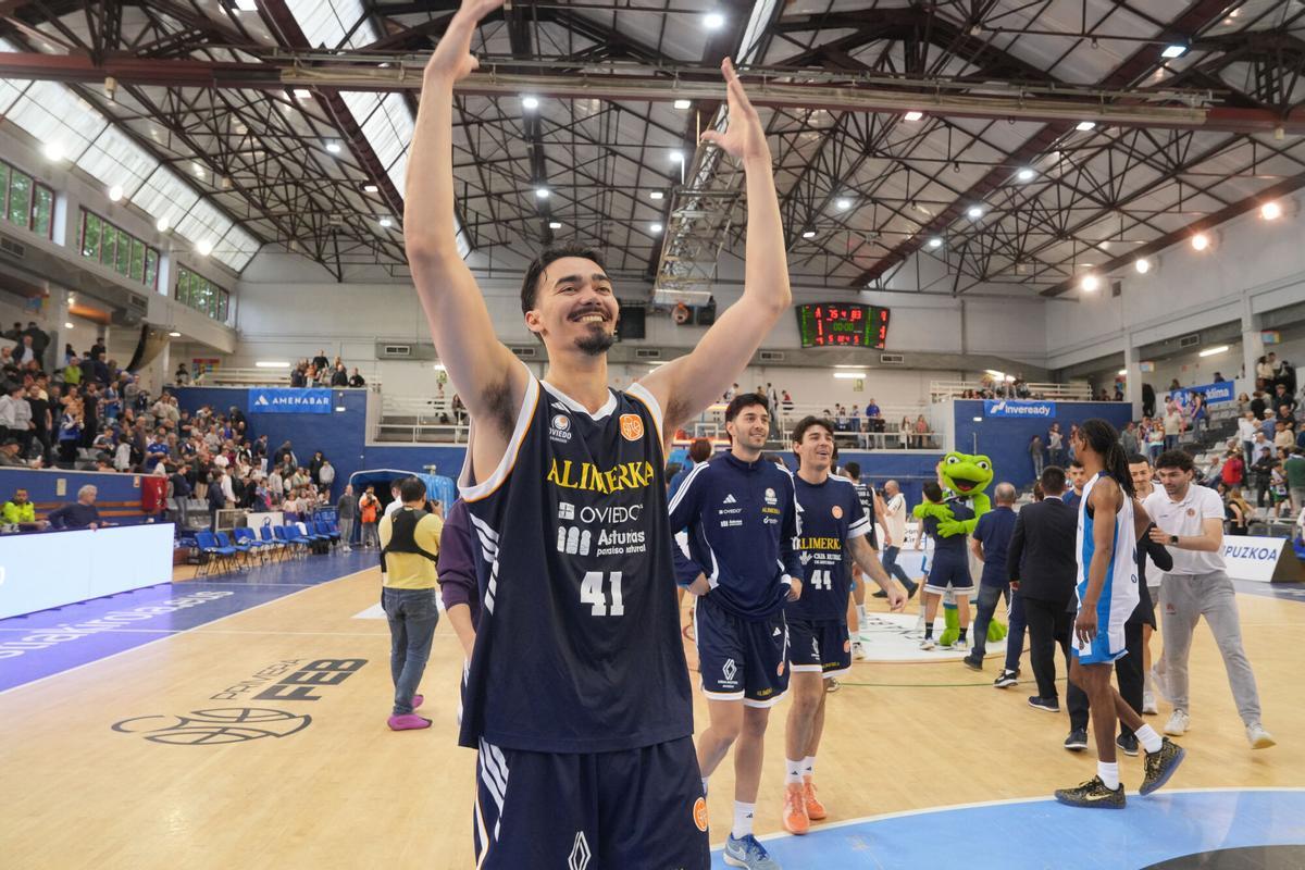 El Alimerka Oviedo Baloncesto suma su segunda victoria en San Sebastián