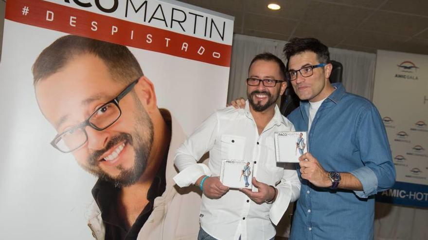 Paco Martín y Luis Larrodera, ayer en el hotel Horizonte.