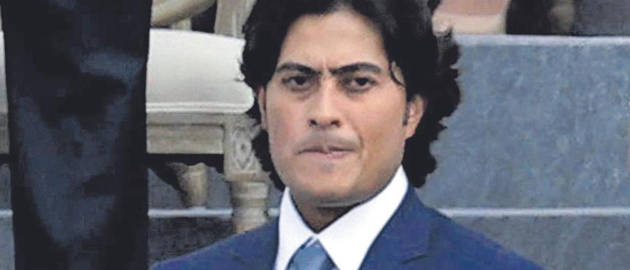 Nicolás Petro, en la ceremonia de toma de posesión de su padre, Gustavo Petro, como presidente de Colombia, el pasado año.