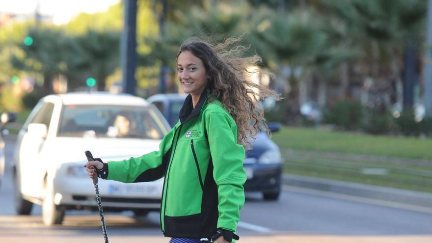 «Antes de empezar con la marcha nórdica pensaba que era un deporte para mayores»