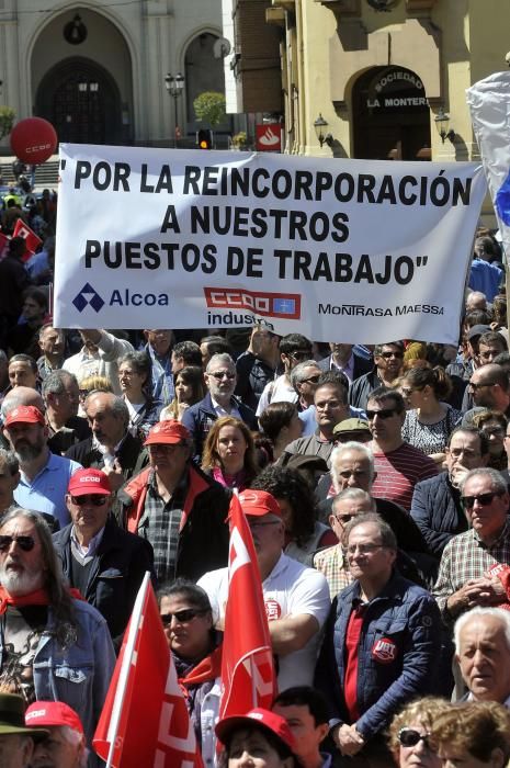 1 de mayo: Miles de personas se manifiestan en Asturias para reivindicar mejoras laborales