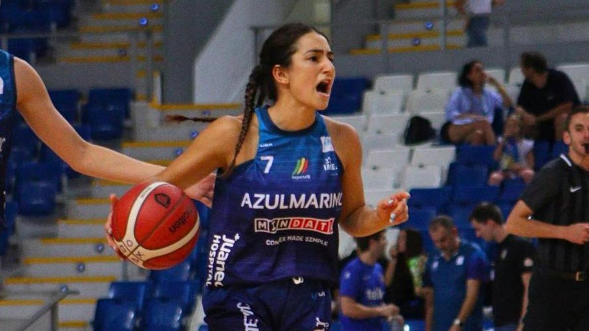 Alejandra Quirante, en un partido de esta temporada