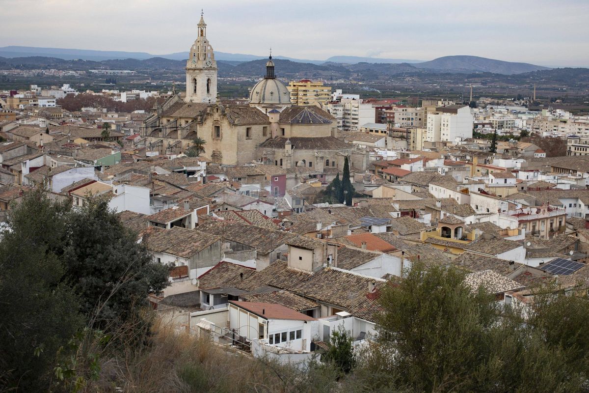 Viviendas del casco antiguo de Xàtiva.