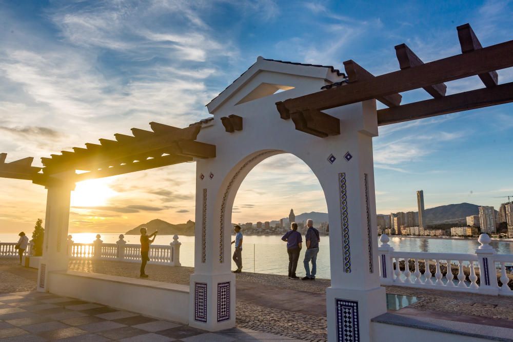 El atardecer desde el Castell de Benidorm