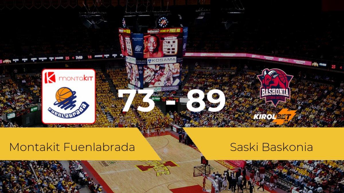 El Saski Baskonia se hace con la victoria contra el Montakit Fuenlabrada por 73-89