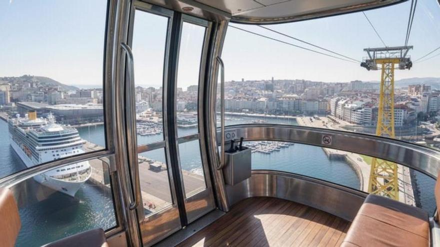 La propuesta de los arquitectos Casabella y Sellier: Un teleférico sobre el puerto de A Coruña y tanques convertidos en centros culturales