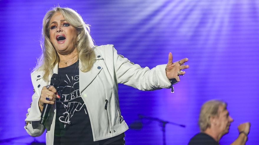 Bonnie Tyler canta 'Total Eclipse of the Heart' en su concierto en A Coruña