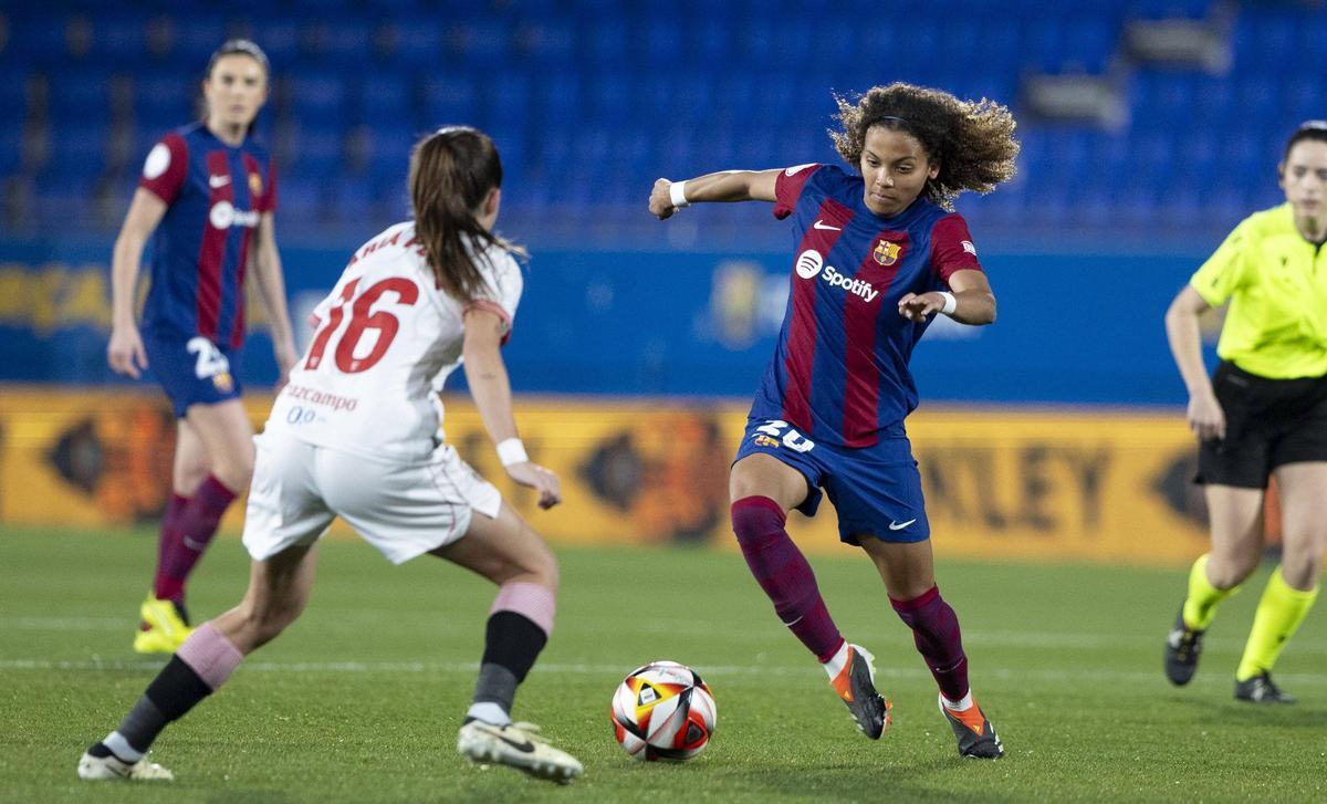 Copa de la Reina. Cuartos. FC Barcelona - Sevilla, en imágenes
