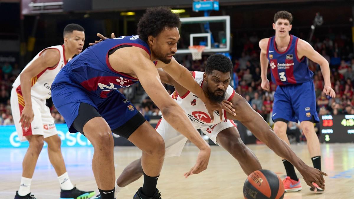 Jabari Parker, en el partido ante Casademont Zaragoza de la pasada temporada