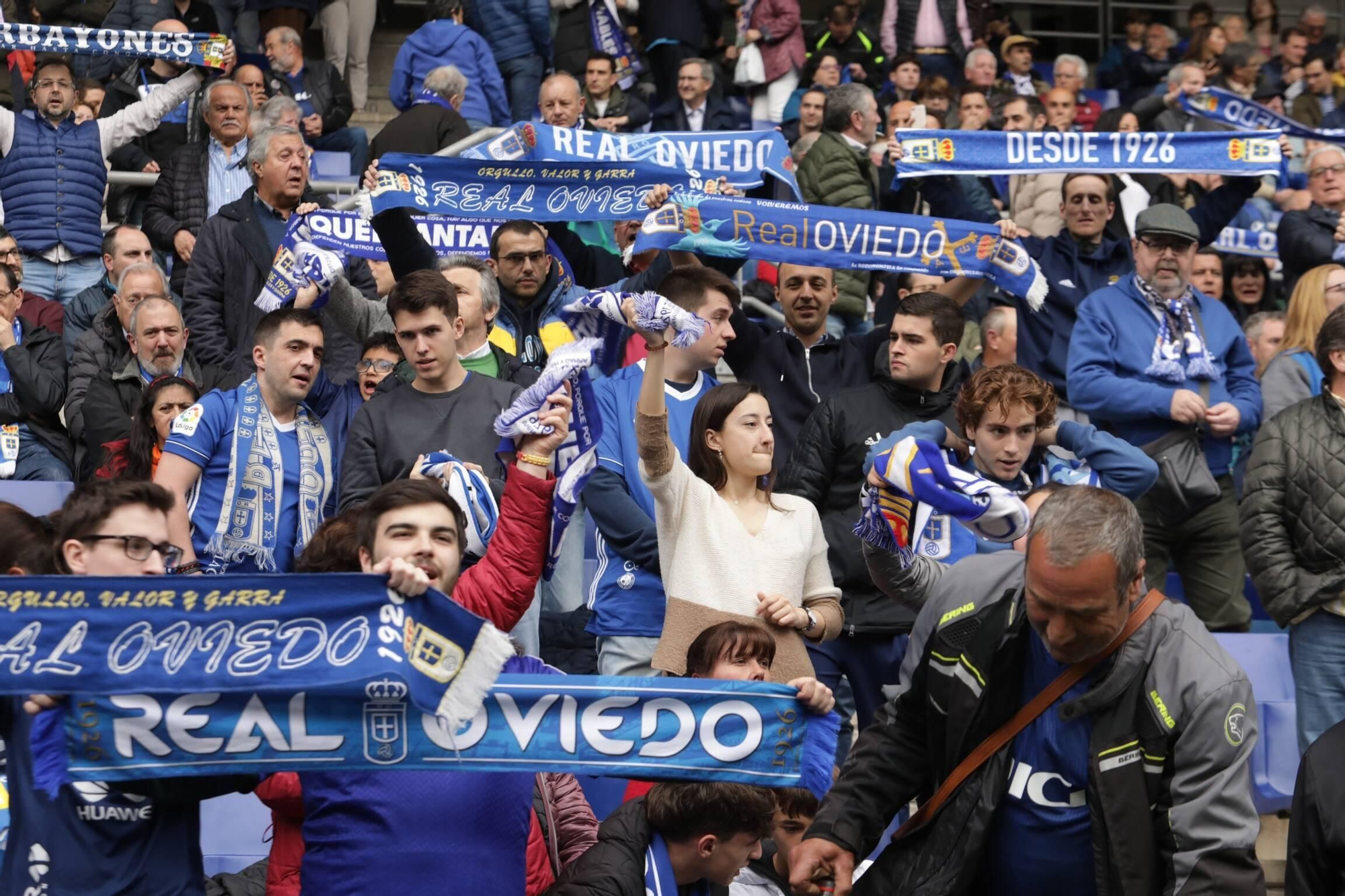 Así se vivió el encuentro entre el Real Oviedo y el Lugo