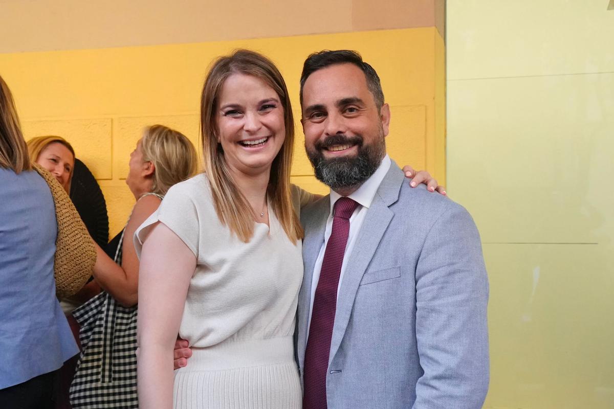 La presidenta del Govern, Marga Prohens, y su jefe de gabinete, Alejandro Jurado.
