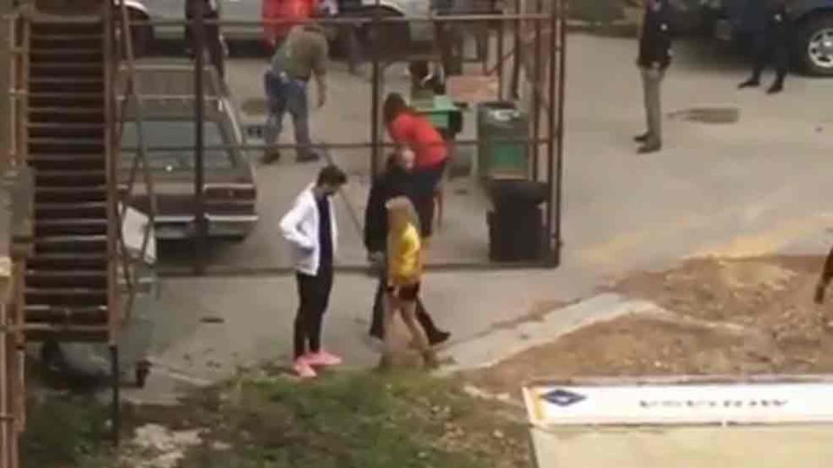 Shakira y Piqué, durante el rodaje