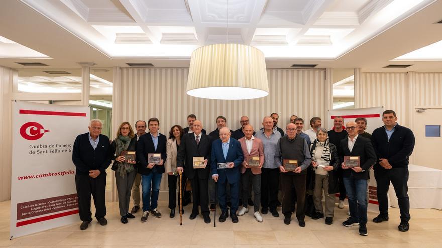 La Cambra de Comerç de Sant Feliu de Guíxols reconeix el talent empresarial del  territori amb 15 guardons