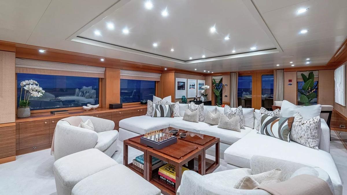 Die Innenausstattung der Megayacht "Lind".