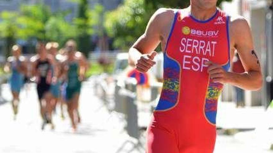 Antonio Serrat en un momento de la prueba.