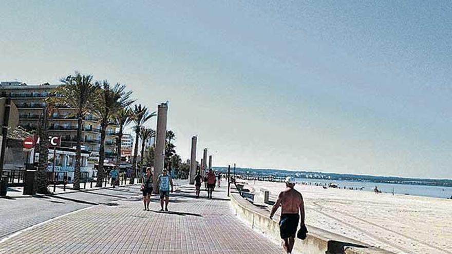 Konzept für neue Beleuchtung an der Playa de Palma auf dem Weg