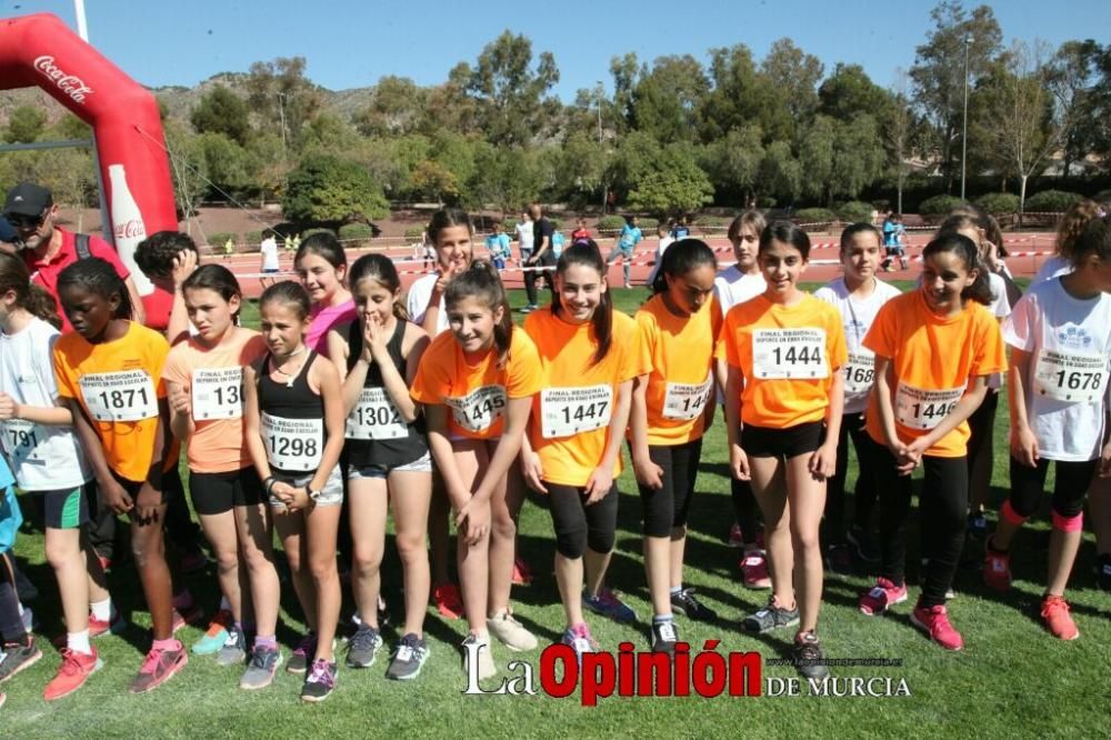 Final Cross Escolar de Lorca. Alevín femenino