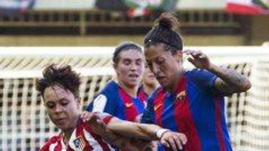 El Barça femení deixa escapar mitja lliga a casa davant l&#039;Atlètic