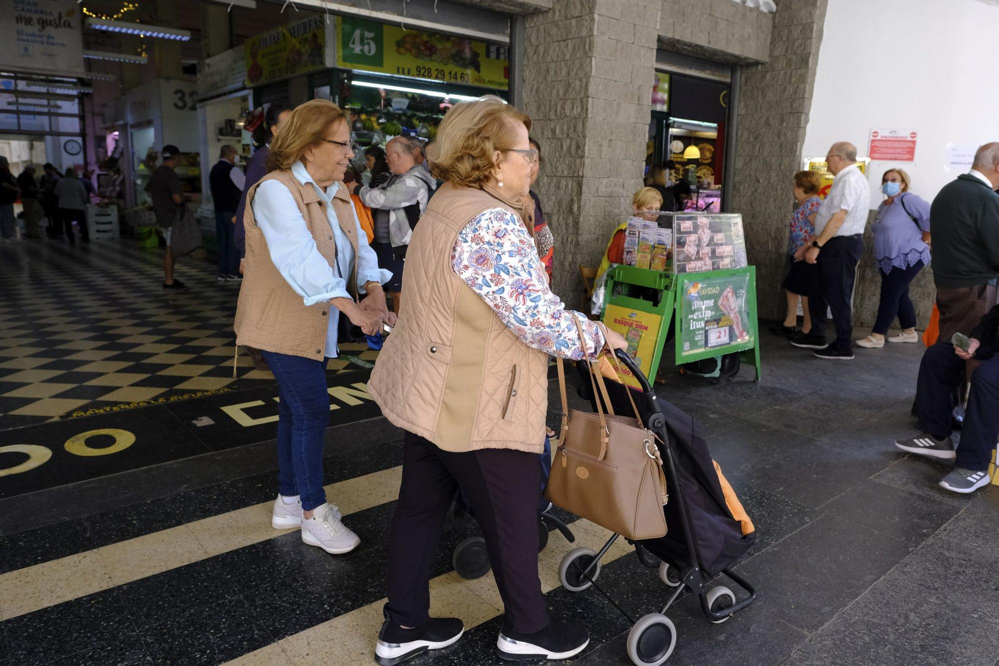 Compras en el Mercado Central para la cena de Nochevieja