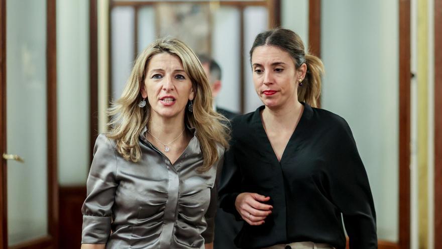 El día que Yolanda Díaz reclamó a gritos la dimisión de Irene Montero: las  claves de una crisis