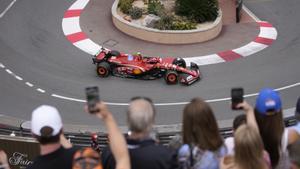 Carlos Sainz, en el GP de Mónaco de F1 