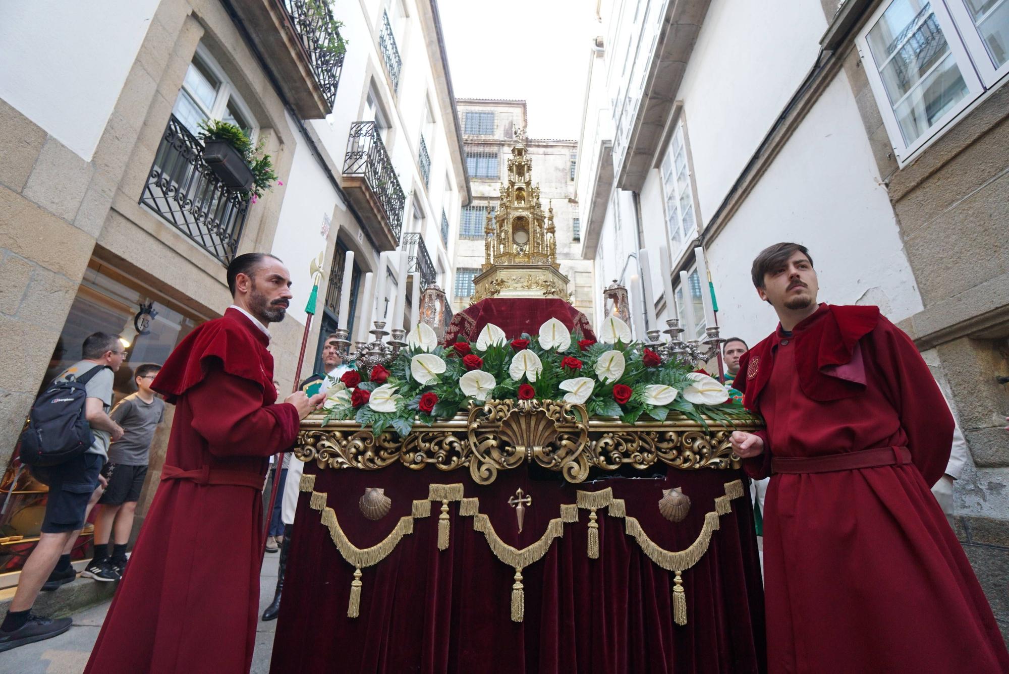 Así fue la procesión del Corpus Christi en Santiago de Compostela